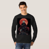 紅月狼浪人 Tシャツ (正面フル)