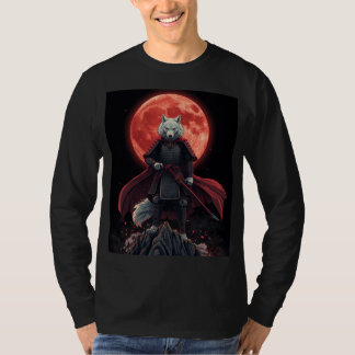 紅月狼浪人 Tシャツ