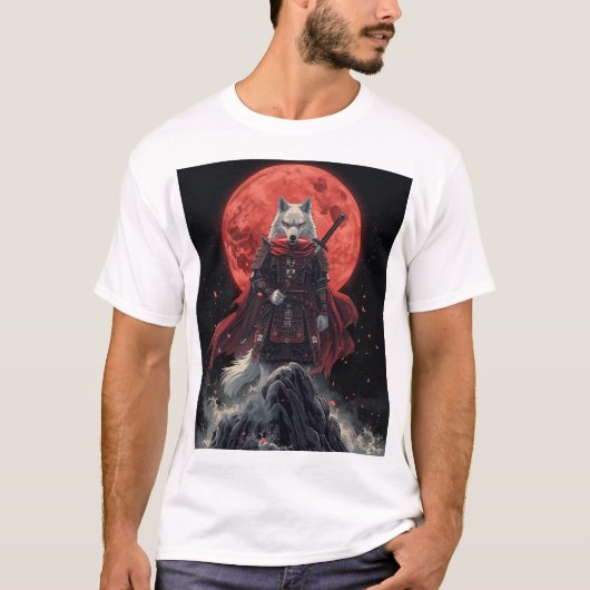 紅月狼浪人 Tシャツ (正面)