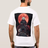 紅月狼浪人 Tシャツ (裏面)