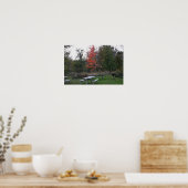 紅木（ベンチ付き） ポスター (キッチン)