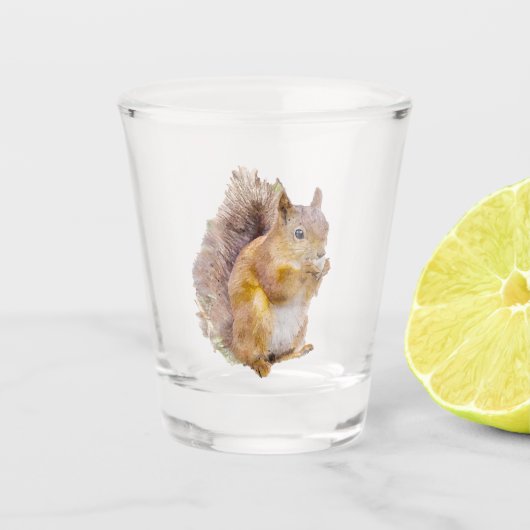 紅栗色 ショットグラス (正面)