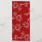 紅梅が二中国の重結婚幸 メニュー (裏面)