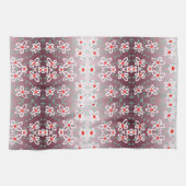 紅梅の花タオル キッチンタオル (横)