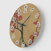 紅梅図,光琳梅花光琳 ラージ壁時計 (傾斜)