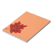 紅楓の葉 ノートパッド (回転)