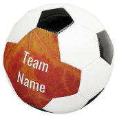 紅楓葉抽象芸術秋の自然撮影 サッカーボール (3/4)