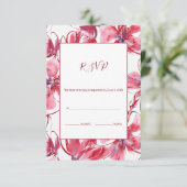 紅水色の花 出欠カード (スタンド正面)