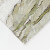 紅水色ゼラニウム フリースブランケット (角)