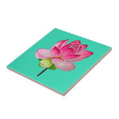 紅水蓮素晴らし花 タイル (側面)