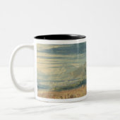 紅海の水を分けているモーゼ ツートーンマグカップ (左)