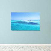 紅海の白い島 キャンバスプリント (インサイチュ (ウッドフロア))