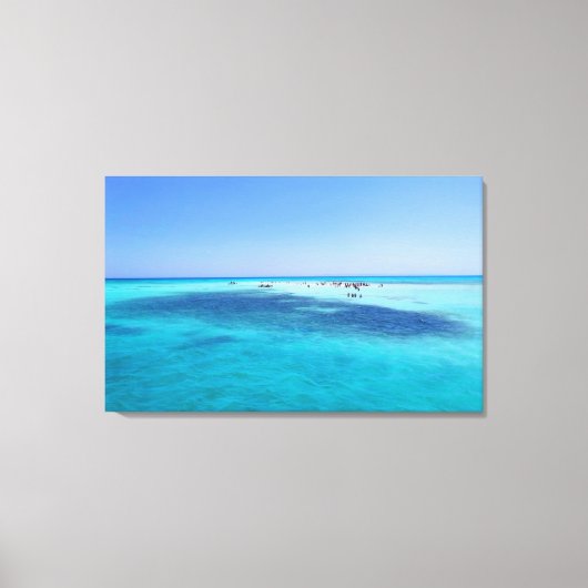 紅海の白い島 キャンバスプリント (正面)