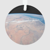 紅海の隣で北に曲がるナイル川 オーナメント (裏面)