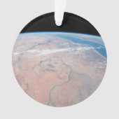 紅海の隣で北に曲がるナイル川 オーナメント (正面)