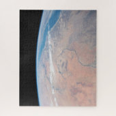 紅海の隣で北に曲がるナイル川 ジグソーパズル (縦)