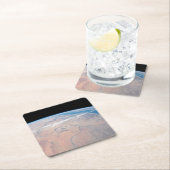 紅海の隣で北に曲がるナイル川 スクエアペーパーコースター (インサイチュ)