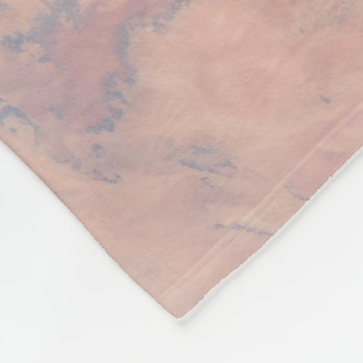 紅海の隣で北に曲がるナイル川 フリースブランケット (角)