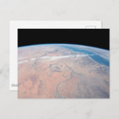 紅海の隣で北に曲がるナイル川 ポストカード (正面/裏面)