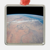 紅海の隣で北に曲がるナイル川 メタルオーナメント (正面)