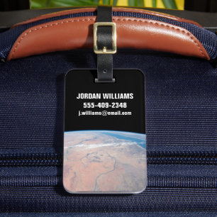 紅海の隣で北に曲がるナイル川 ラゲッジタグ