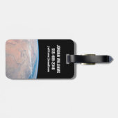 紅海の隣で北に曲がるナイル川 ラゲッジタグ (裏面横)