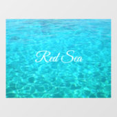 紅海の青いラグーン ウィンドウサイン (シート)