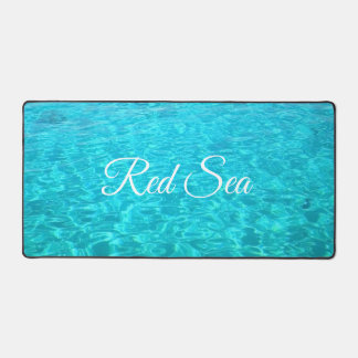 紅海の青いラグーン デスクマット