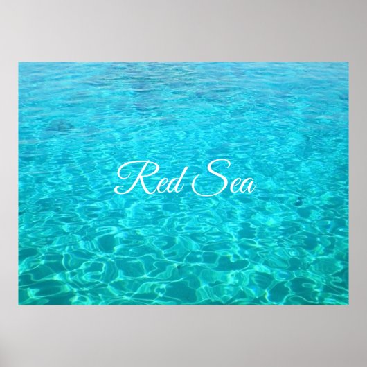 紅海の青いラグーン ポスター (正面)