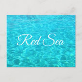 紅海の青いラグーン ポストカード (正面)
