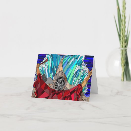 紅海を分けているモーゼ カード (正面)