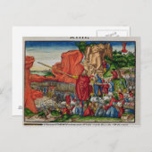 紅海を渡るモーセ ポストカード (正面/裏面)