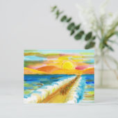 紅海を渡る ポストカード (スタンド正面)