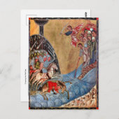 紅海オーソドックスのキリスト教のアイコンを横断 ポストカード (正面/裏面)