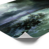 紅海横断ポスター(Aivasovsky) ポスター (角)