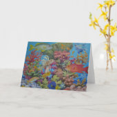 紅海礁 カード (黄色い花)