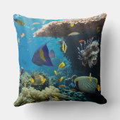 紅海、エジプトの珊瑚そして魚 クッション (裏面)