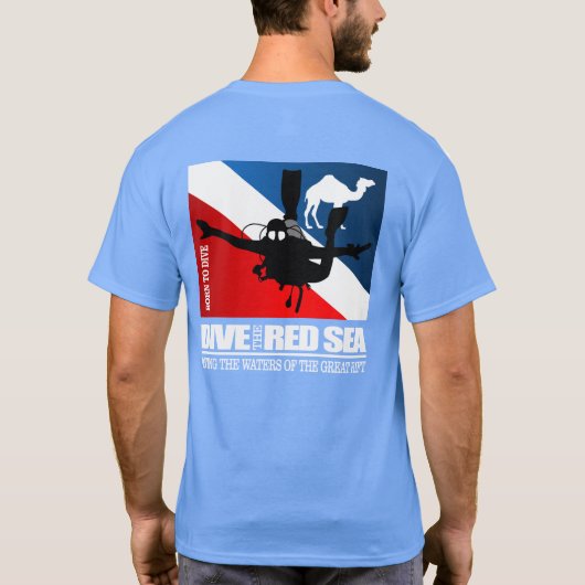 紅海DF2 Tシャツをダイビング Tシャツ (裏面)