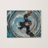 紅潮した遠くに猿 ジグソーパズル (横)