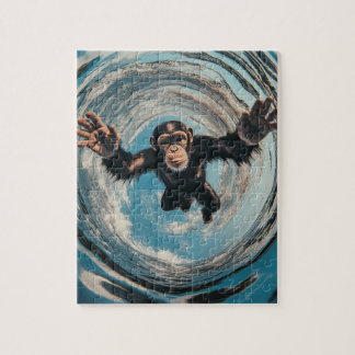 紅潮した遠くに猿 ジグソーパズル