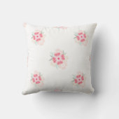 「紅潮する花」 クッション (裏面)