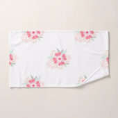 「紅潮する花」 ハンドタオル (ハンドタオル)