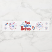 紅白と二つの誕生日パーティー ペットボトルラベル (シングルラベル)