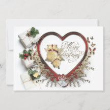 紅白と緑のメリモダンークビクトリアンリスマス