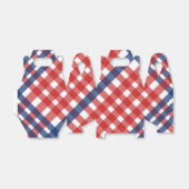 紅白と青のギンガムプレイド フェイバーボックス (折り畳みなし)