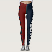 紅白と青の自由の日6月19日 レギンス (正面)