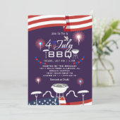 紅白と青愛国花火 招待状 (スタンド正面)