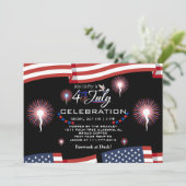 紅白と青愛国花火 招待状 (スタンド正面)