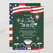 紅白と青愛国花火 招待状 (正面/裏面)