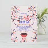 紅白と青愛国花火 招待状 (スタンド正面)